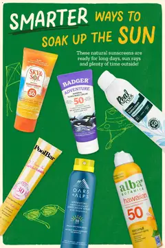 Preview of Sprouts weekly ads valid from 29.04.2026 | Page: 34 | Products: Vitamin, Sunscreen, Cream, Water