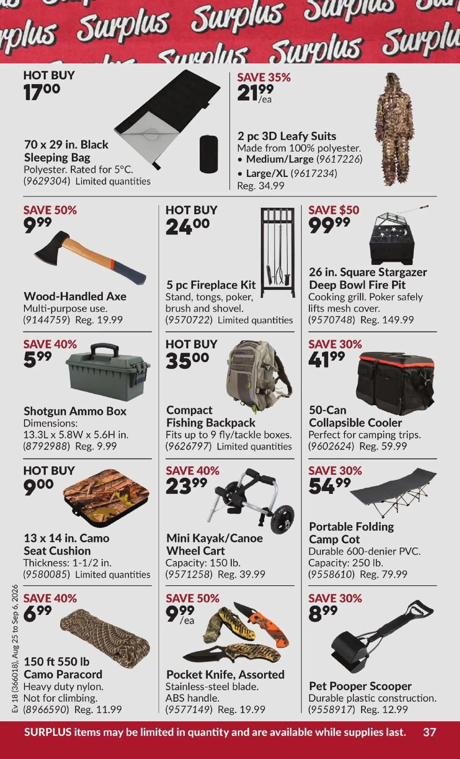 Princess Auto flyer valid from Aug 25, 2026 | Page: 38 | Products: PC, Bag, Brush, Box