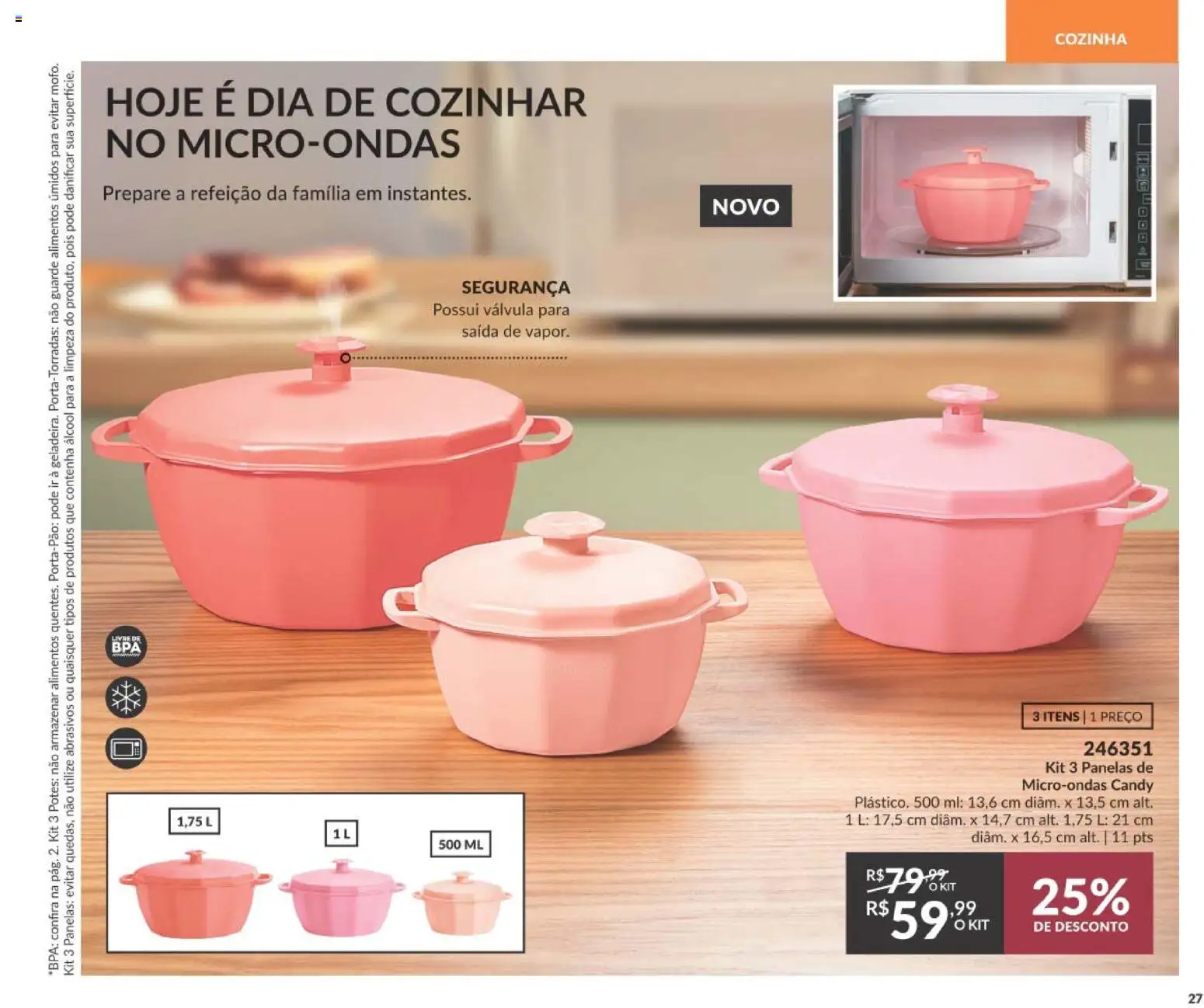 Avon Folheto - válido de 19/07/2026 | Página: 31 | Produtos: Microondas, Potes