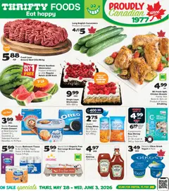 Preview of Thrifty Foods weekly flyer / circulaire from shop Thrifty Foods valid from 28.05.2026