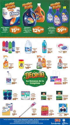 Vista previa de S-Mart folleto Ofertas de feria Nuevo Laredo, nuevo folleto de la tienda, válido en México a partir del 28/07/2026 | Página: 2 | Productos: Detergente, Limón, Suavizante, Cocina