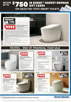 Preview of Harvey Norman June Bathroom - valid from 02.06.2026 | Page: 13 | Products: Toilet, Suite, One piece, Accessories