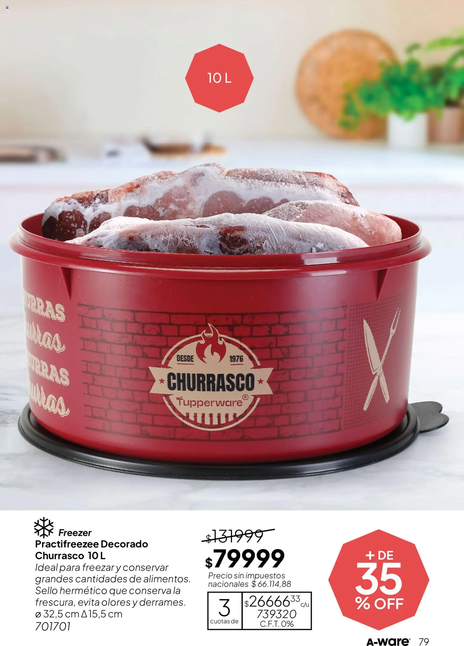 Tupperware Folleto │ válido desde el 01/09/2026 | Página: 80 | Productos: Freezer