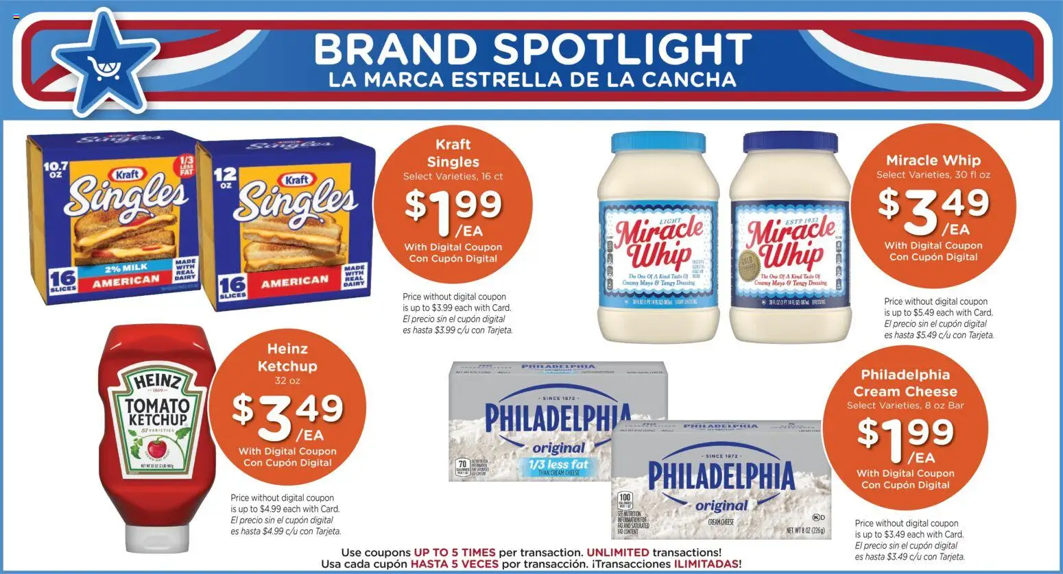 Smith's Weekly Ad - valid from 07/01/2026 | Page: 5 | Products: Milk, Cheese, Ketchup, Cream