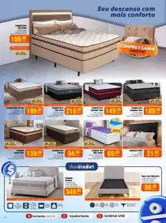 Berlanda - Ofertas atuais - Pré-Visualização do folheto da loja Berlanda, válido de 01/09/2026 | Página: 10 | Produtos: Colchão, Base, Canela