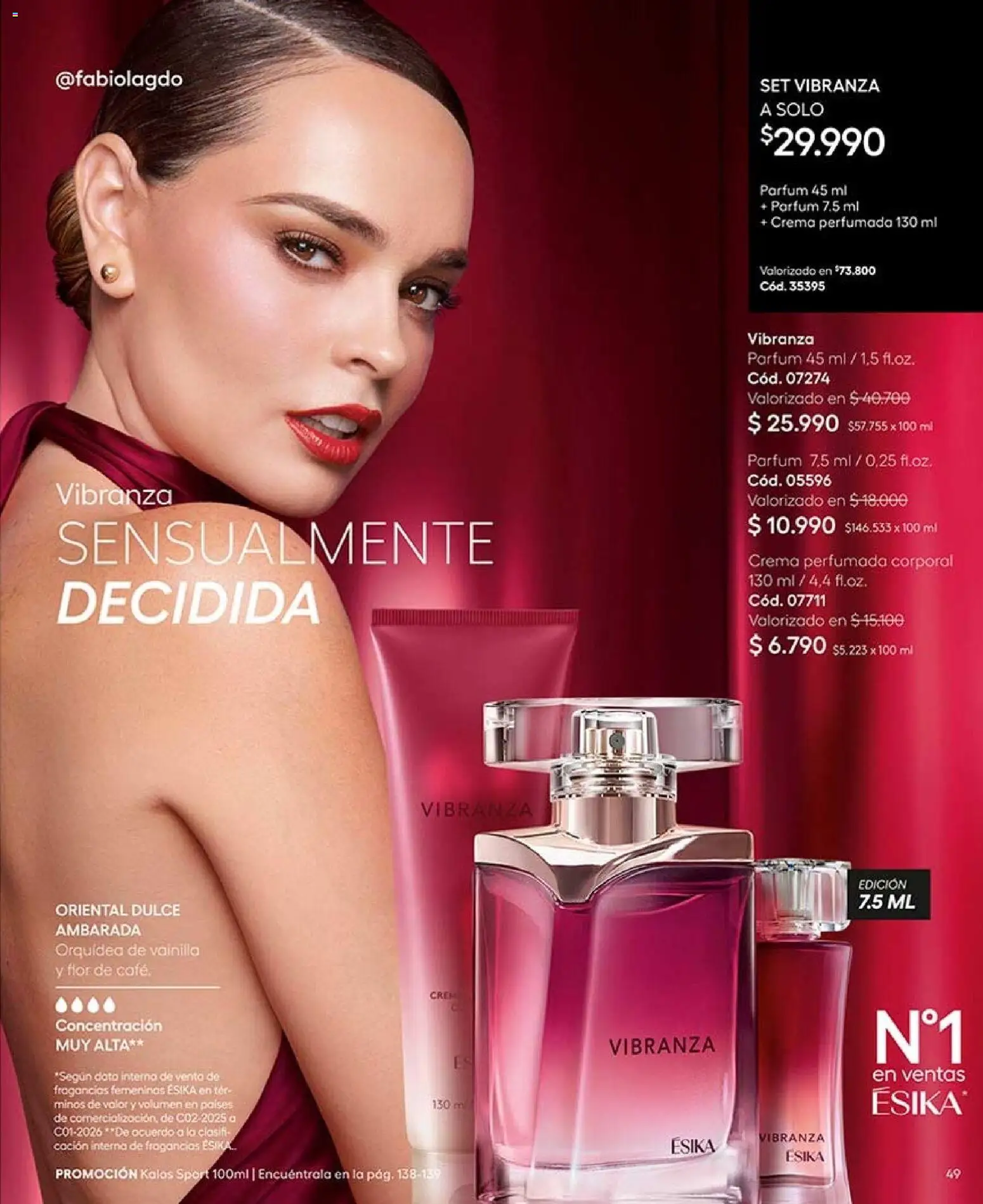 Catálogo Ésika Campaña 15 │ válido desde el 06.09.2026 | Página: 51 | Productos: Orquídea, Vainilla, Crema