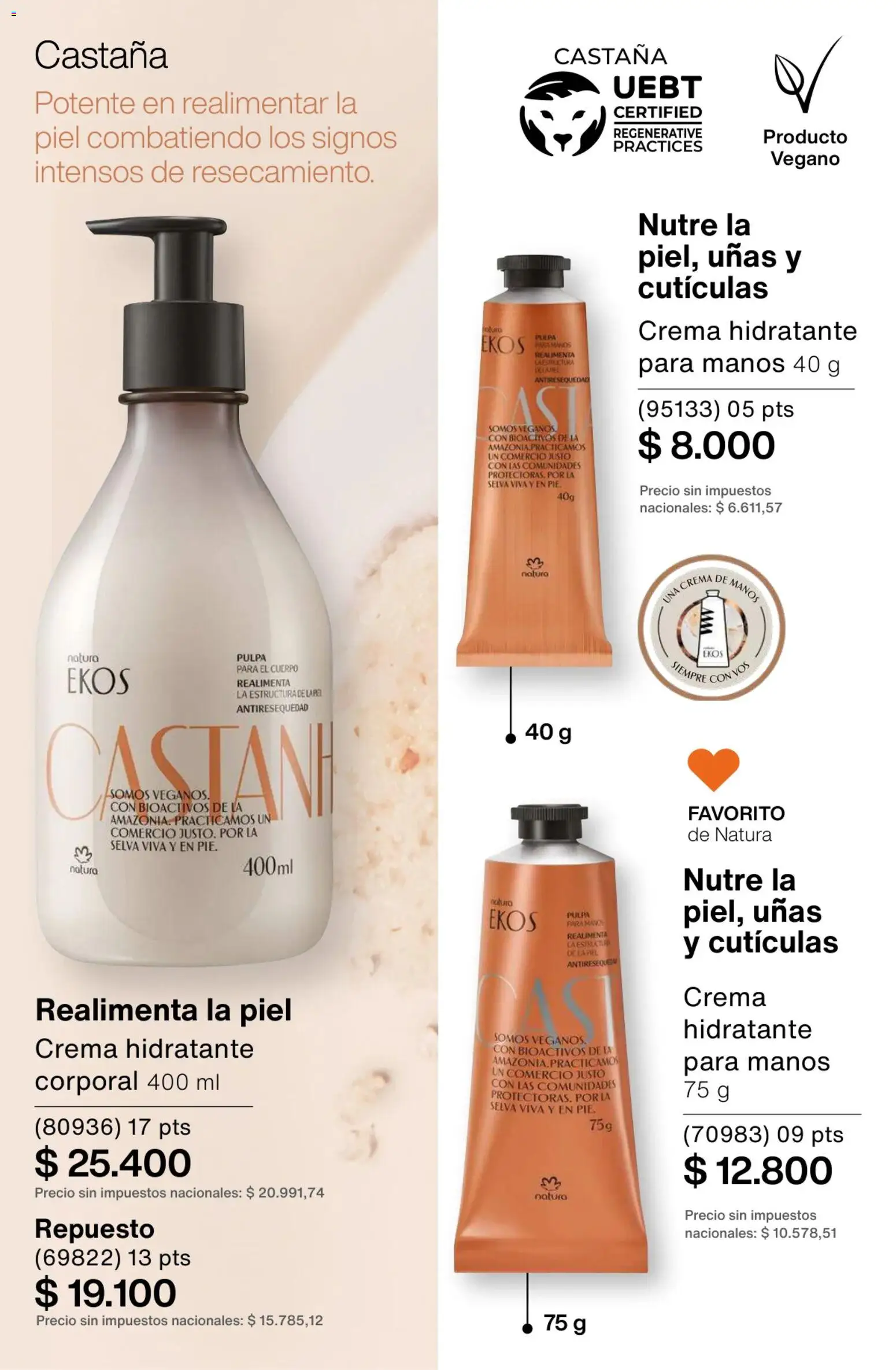 Catálogo Natura Ciclo 3 │ válido desde el 09/02/2026 | Página: 174 | Productos: Crema de manos, Crema