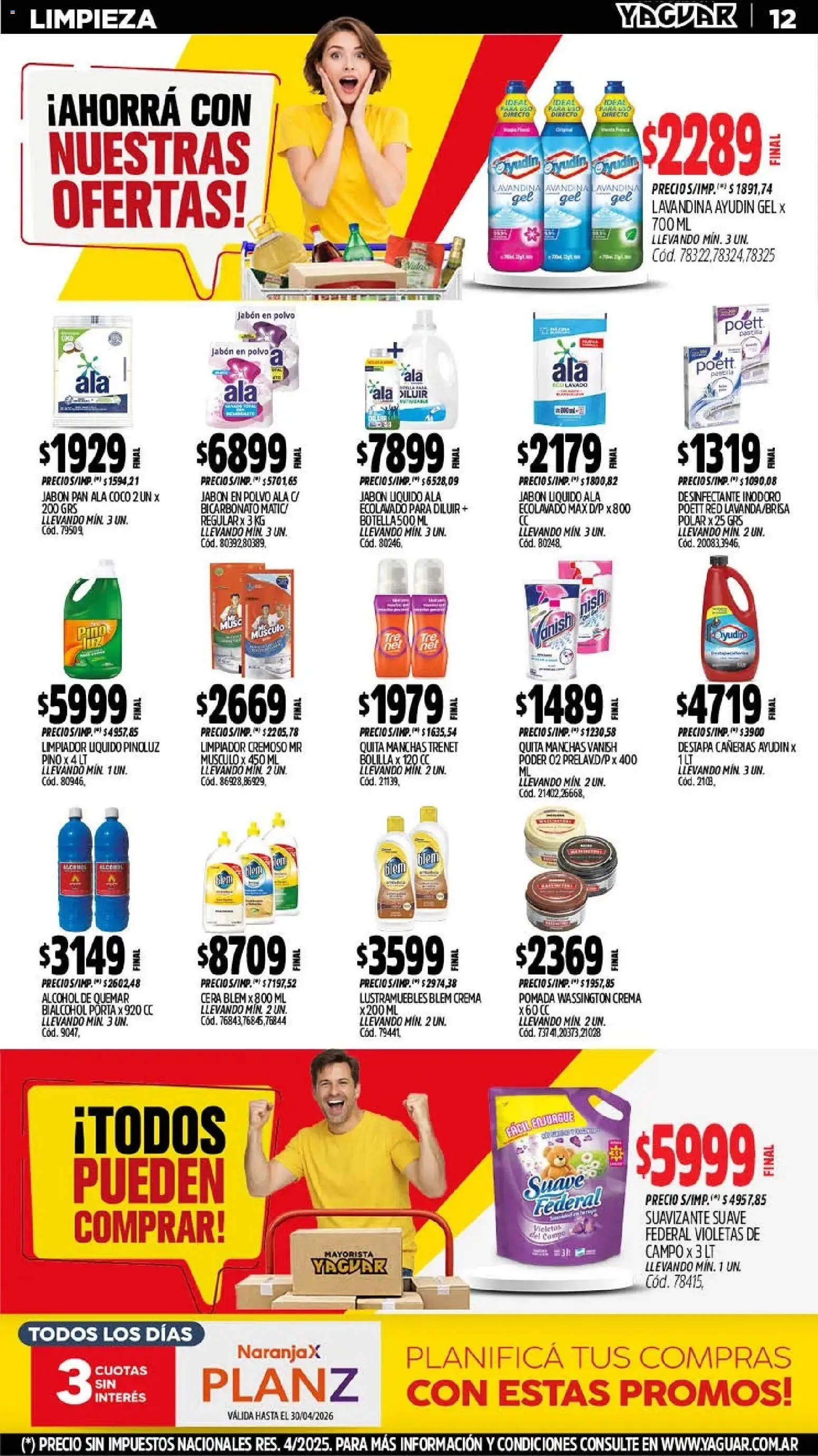 Yaguar catálogo │ válido desde el 04.05.2026 | Página: 13