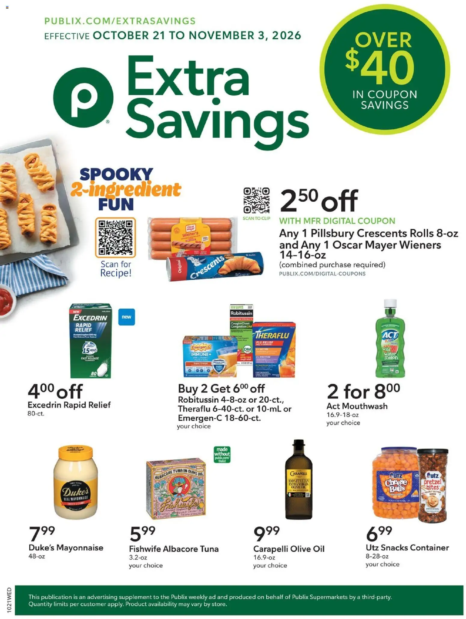Publix Extra Savings - valid from 10/21/2026 | Page: 1