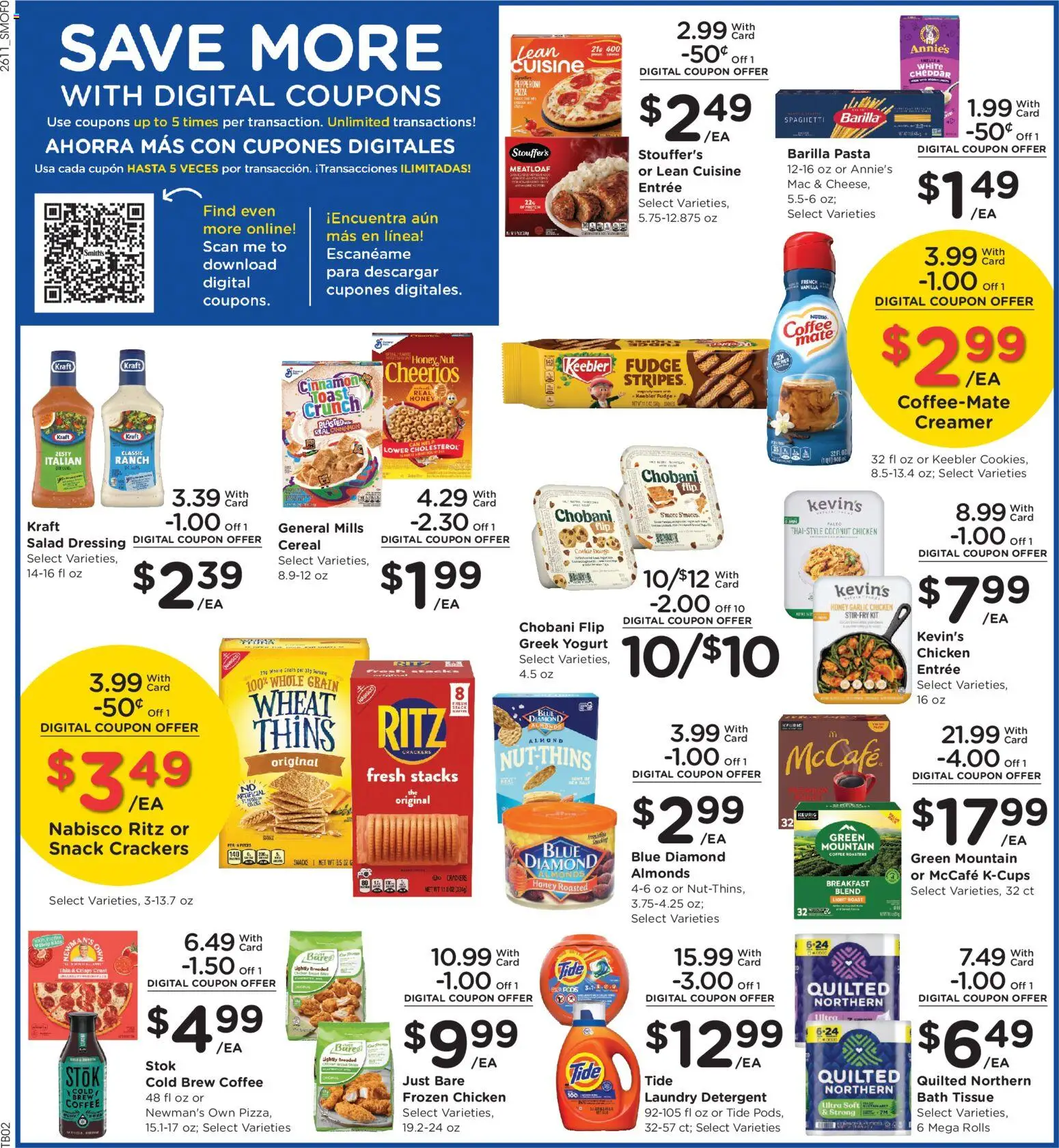 Smith's Weekly Ad - valid from 15.04.2026 | Page: 4 | Products: Bath, Yogurt, Salad, Garlic