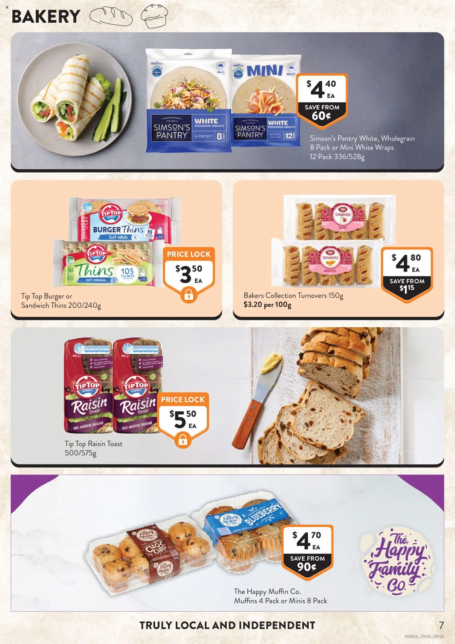Foodworks catalogue - valid from 29.04.2026 | Page: 7 | Products: Muffins, Sugar, Bakery