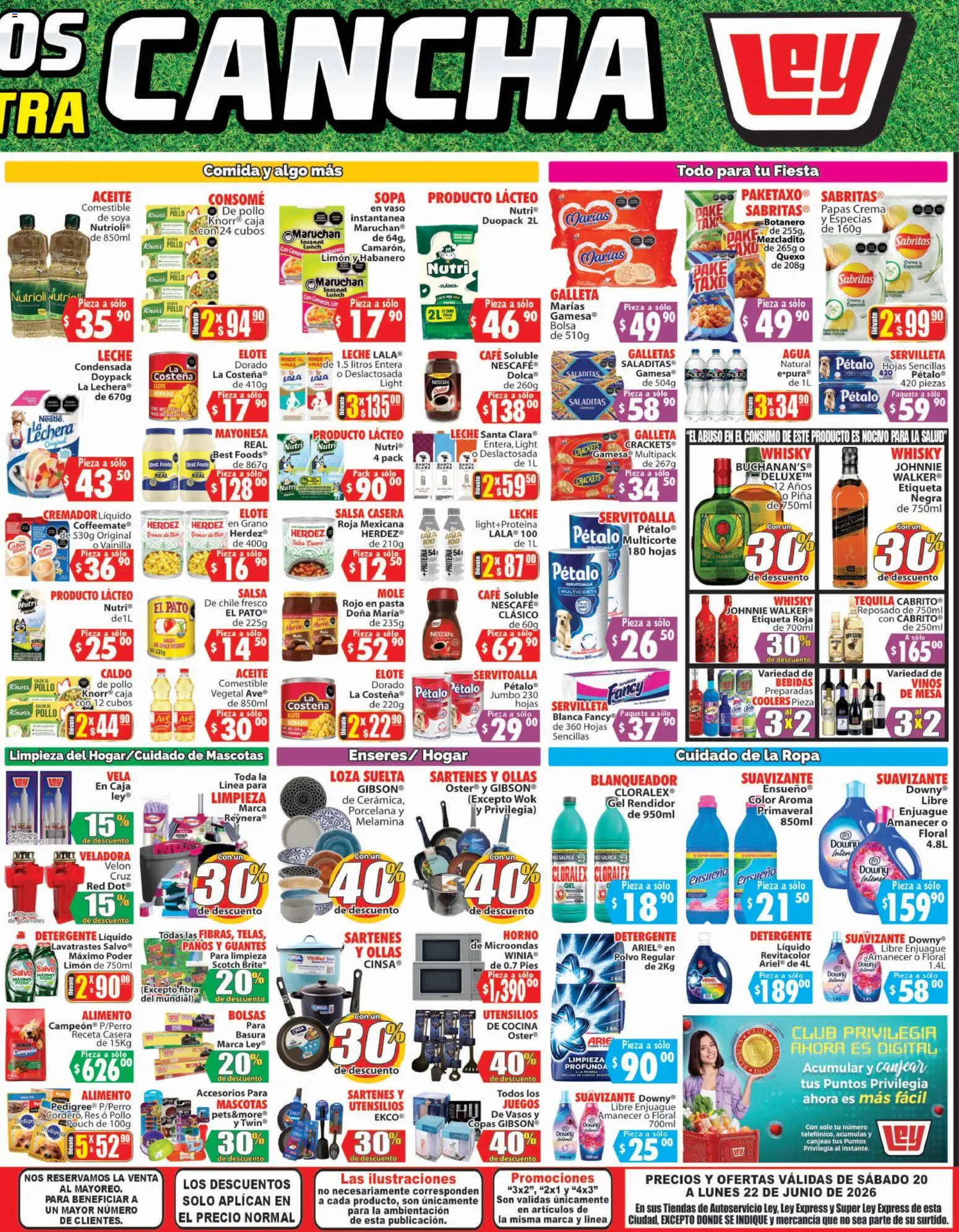Nuevas ofertas de Casa Ley válidas en toda la República Mexicana desde el 20.06.2026. ¡Encuentra las mejores ofertas en Casa Ley folleto Autoservicio La Paz, BCS! | Página: 4