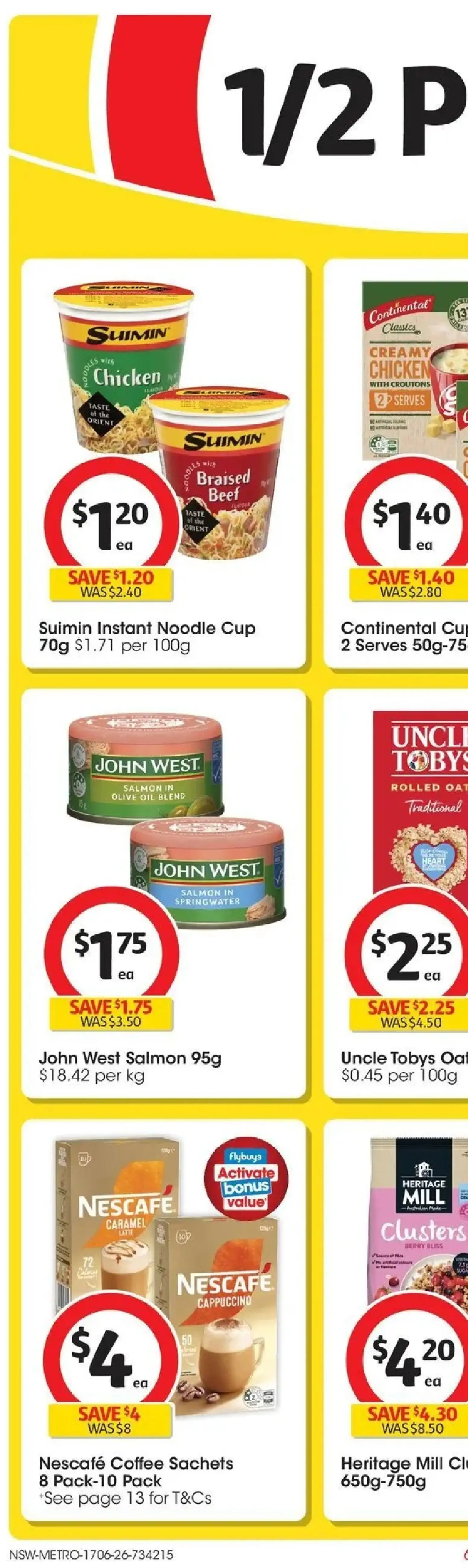 Coles catalogue - valid from 17.06.2026 | Page: 10 | Products: Oil, Chicken, Beef, Nescafe