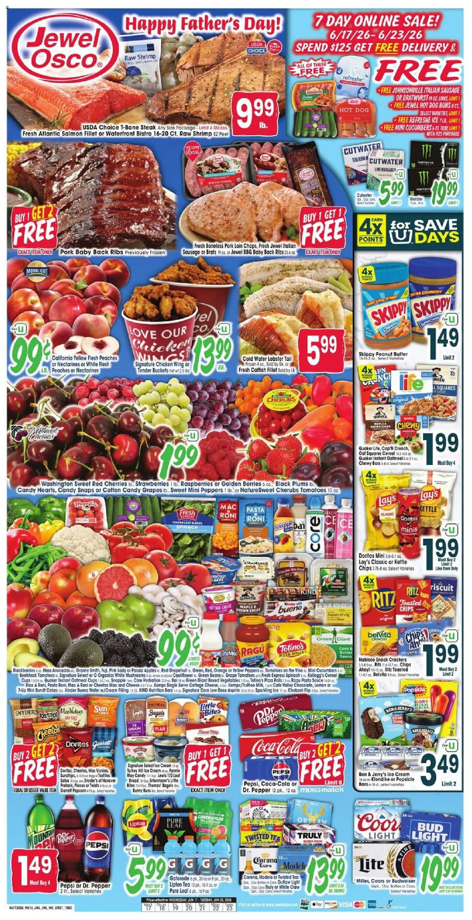 Jewel Osco Weekly Ad - IL - valid from 17.06.2026 | Page: 1