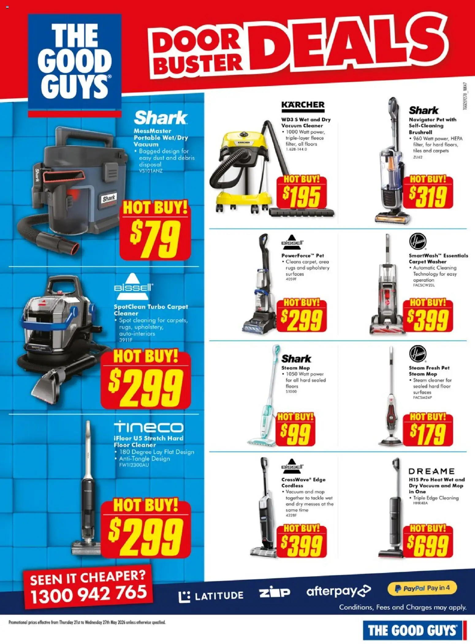 The Good Guys catalogue - valid from 20.05.2026 | Page: 19 | Products: Carpet, Mop, Cleaner, Rugs