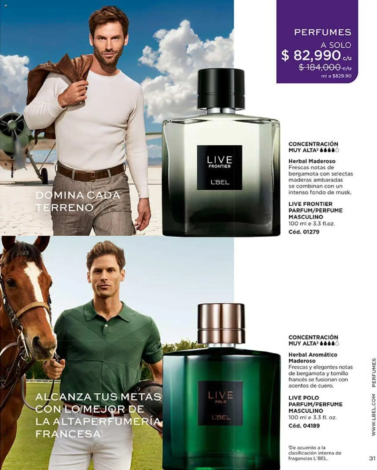 L'Bel revista - valida desde el 17/08/2026 | Página: 31 | Productos: Perfumes