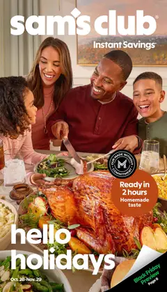 Preview of Sam's Club weekly ads valid from 10/22/2026