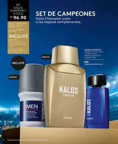 Vista previa de folleto Ésika catálogo - Campaña 8 de la Ésika válido desde 25.04.2026 | Página: 4 | Productos: Desodorante, Antitranspirante