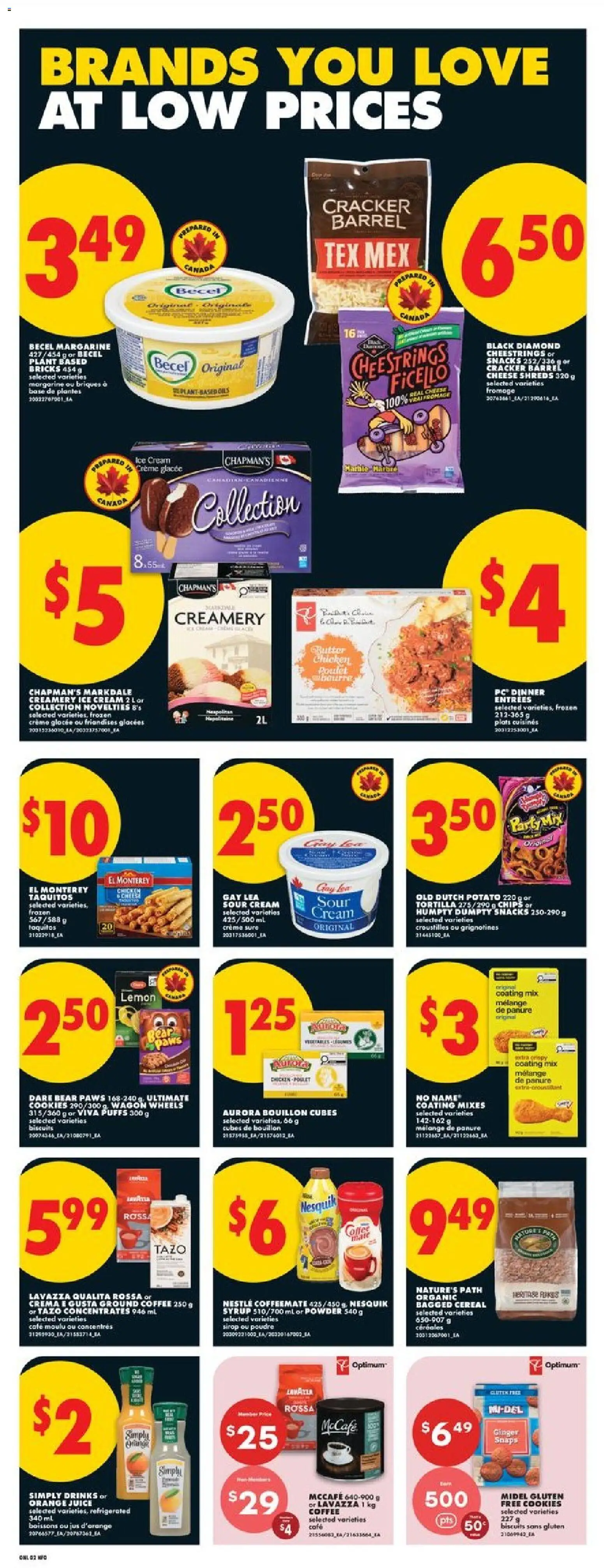 No Frills flyer valid from 09.04.2026 | Page: 7 | Products: Cookies, Powder, Coffee, Juice