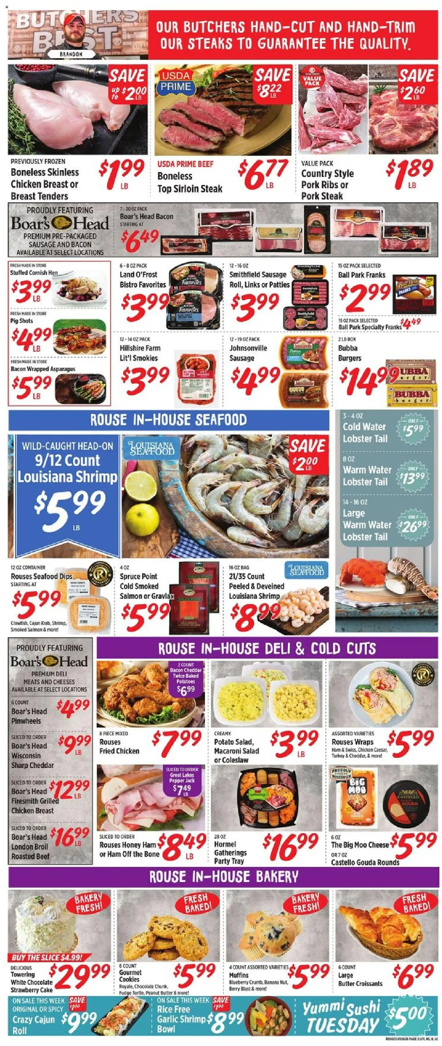 Rouses Weekly Ad - LA - valid from 06.05.2026 | Page: 5 | Products: Asparagus, Rice, Potatoes, Bag