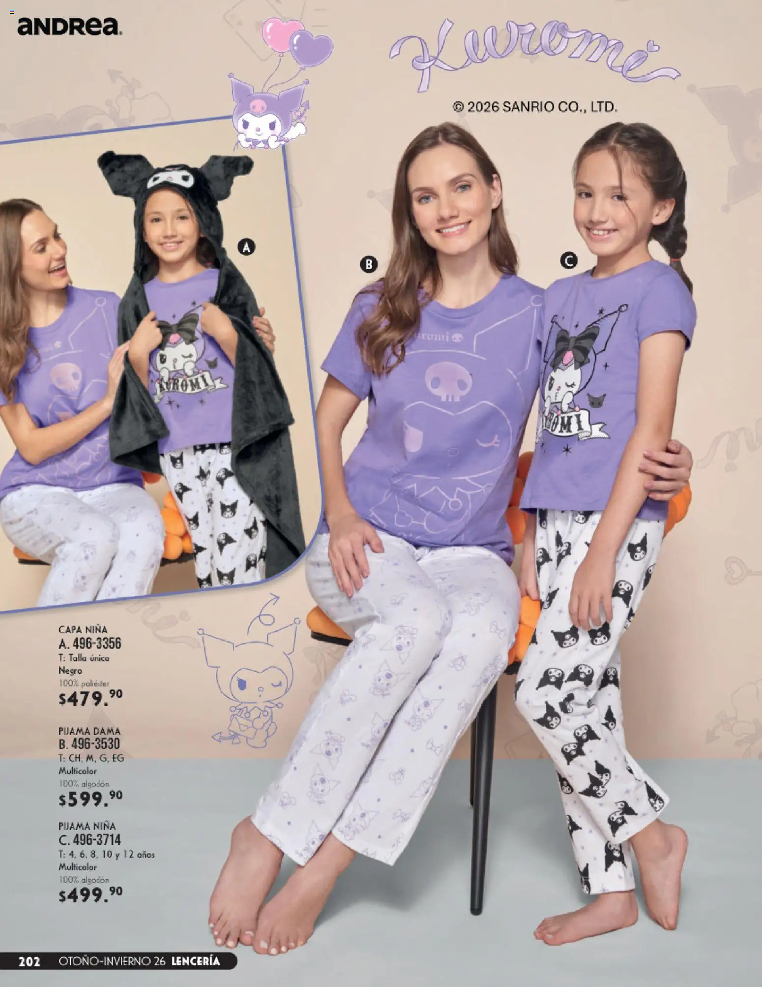 Nuevas ofertas de Andrea válidas en toda la República Mexicana desde el 23/08/2026. ¡Encuentra las mejores ofertas en Andrea catálogo Lencería & vestir interior! | Página: 62 | Productos: Pijama, Algodón, Lenceria