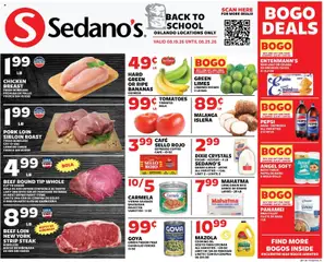 Preview of Sedano's weekly ads valid from 08/19/2026 | Page: 1