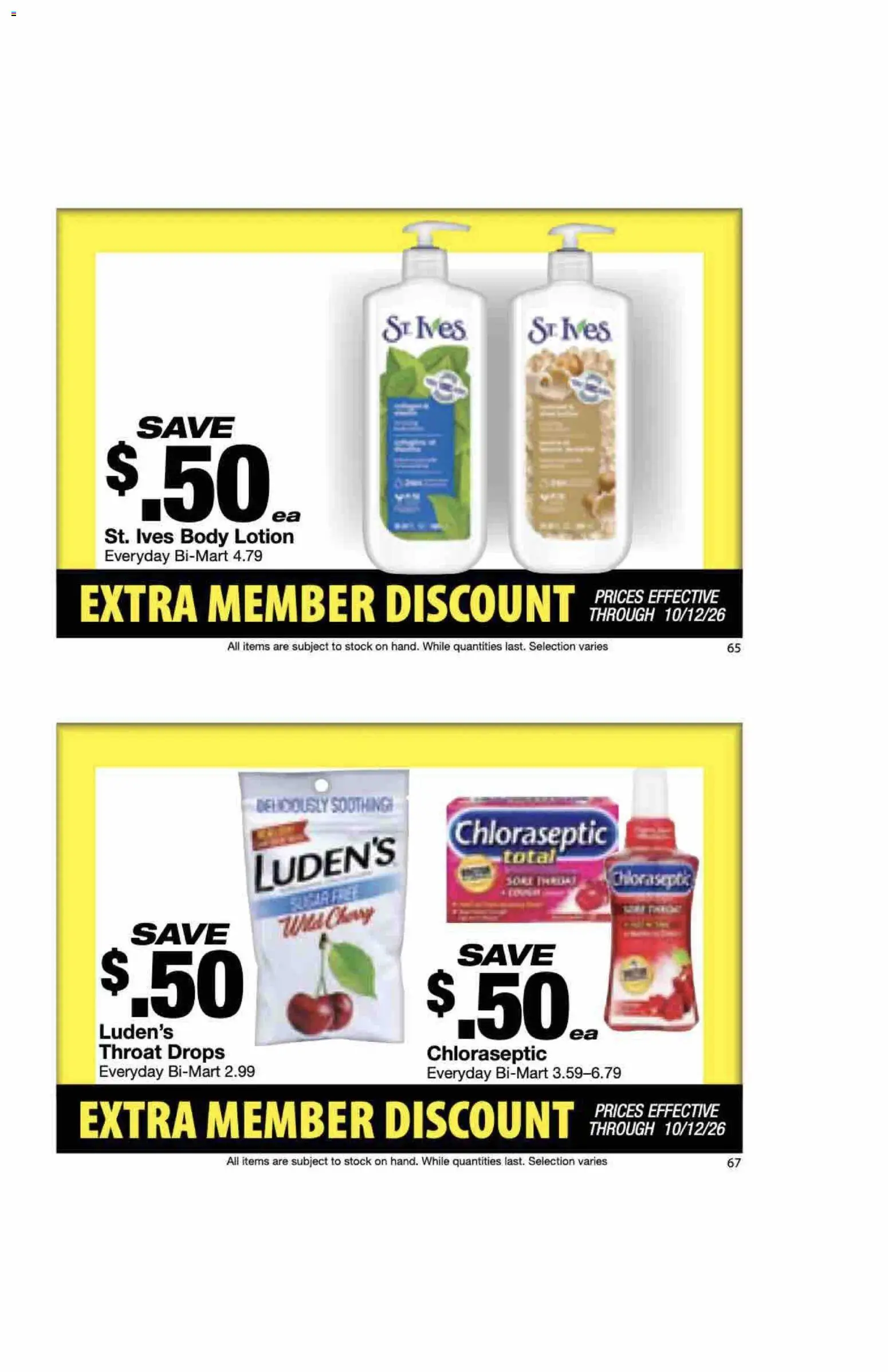 Bi-Mart Extra Member Discount Book - valid from 09/28/2026 | Page: 35