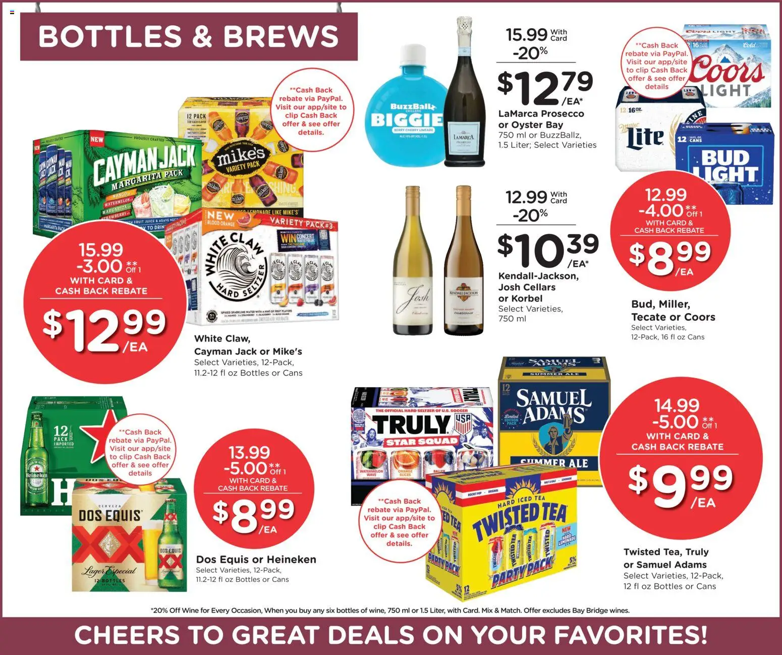 Smith's Weekly Ad - valid from 20.05.2026 | Page: 8 | Products: Wine, Tea, Water, Hat
