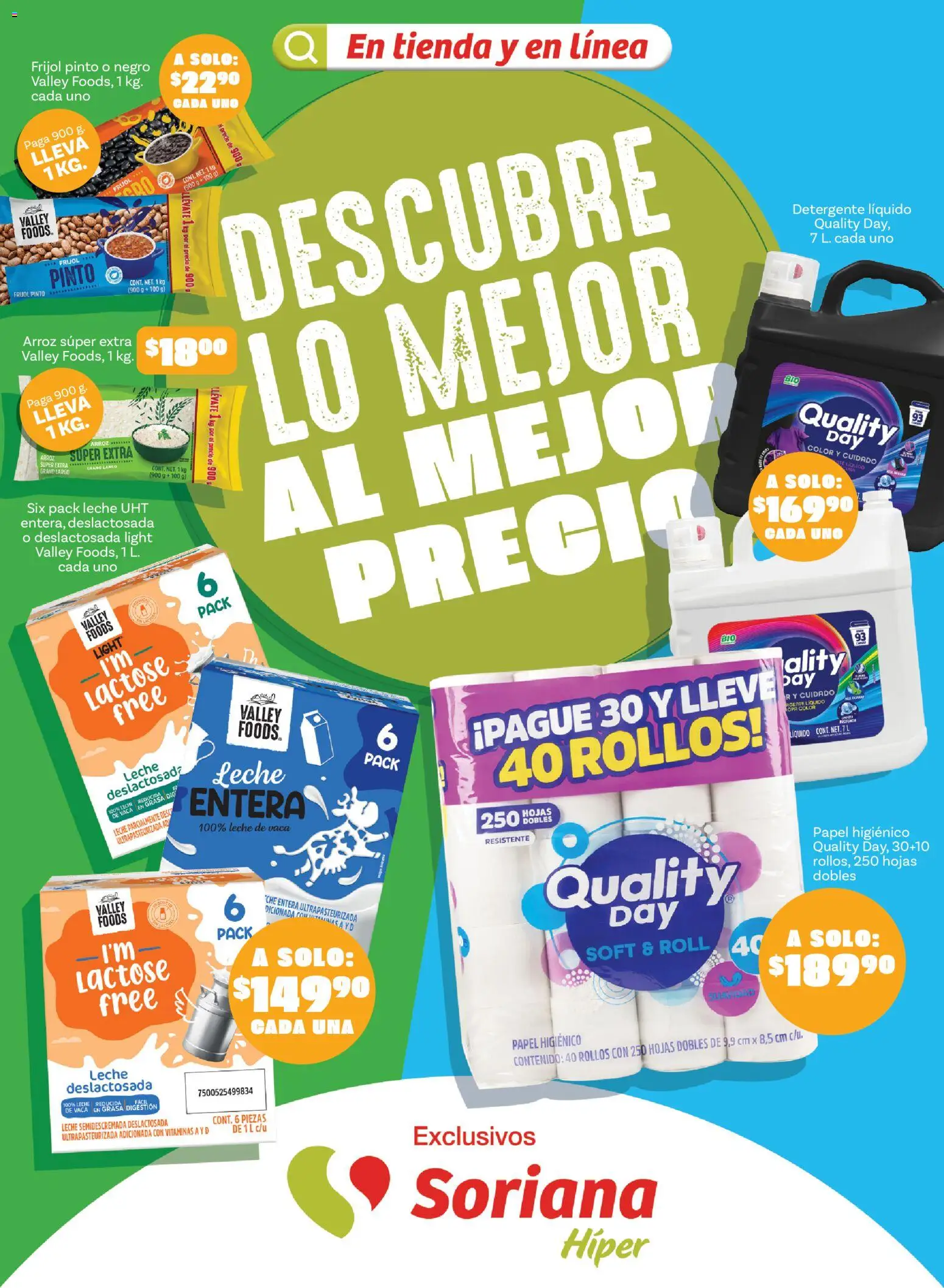 Nuevas ofertas de Soriana válidas en toda la República Mexicana desde el 18/09/2026. ¡Encuentra las mejores ofertas en Soriana Descubre lo mejor al mejor precio Híper Nacional! | Página: 1