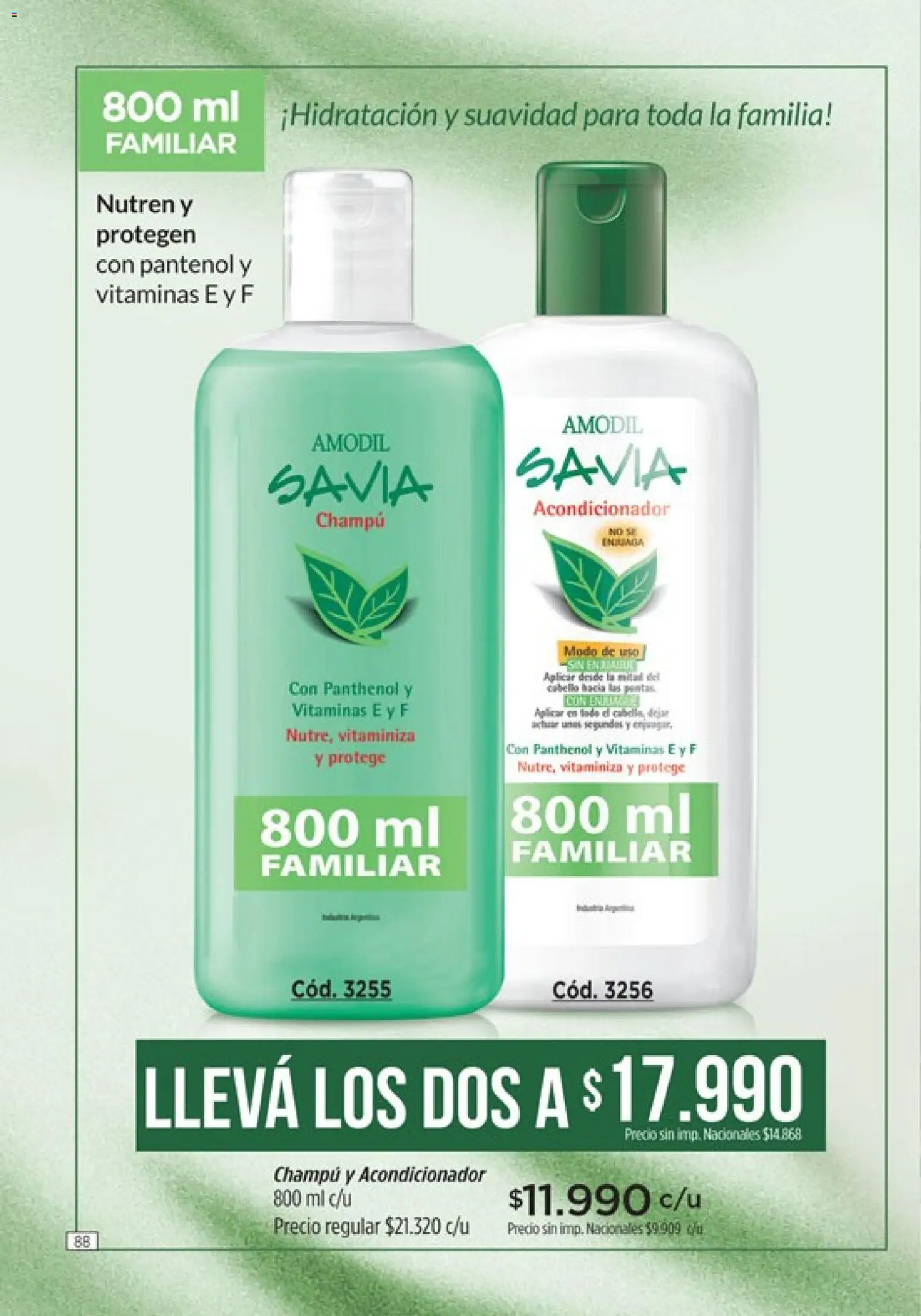 Catálogo Amodil Campaña 12 │ válido desde el 30/06/2026 | Página: 88 | Productos: Vitaminas, Champú, Acondicionador
