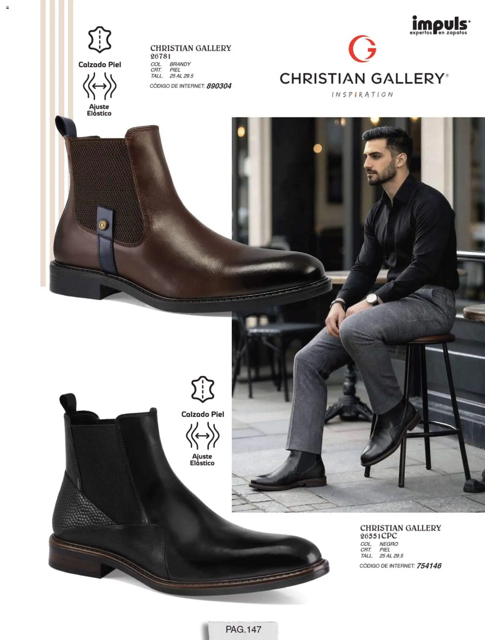 Nuevas ofertas de Impuls válidas en toda la República Mexicana desde el 01/07/2026. ¡Encuentra las mejores ofertas en Impuls catálogo Caballero! | Página: 149 | Productos: Zapatos