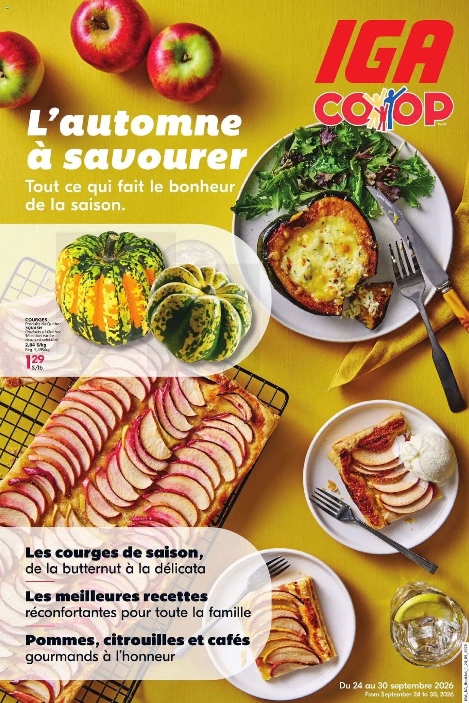 IGA flyer valid from Sep 24, 2026 | Page: 1