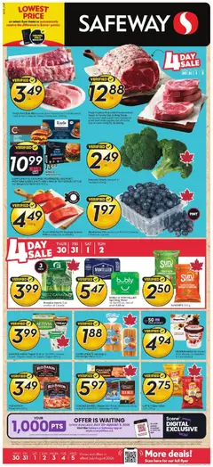 Preview of Safeway weekly flyer / circulaire from shop Safeway valid from Jul 30, 2026