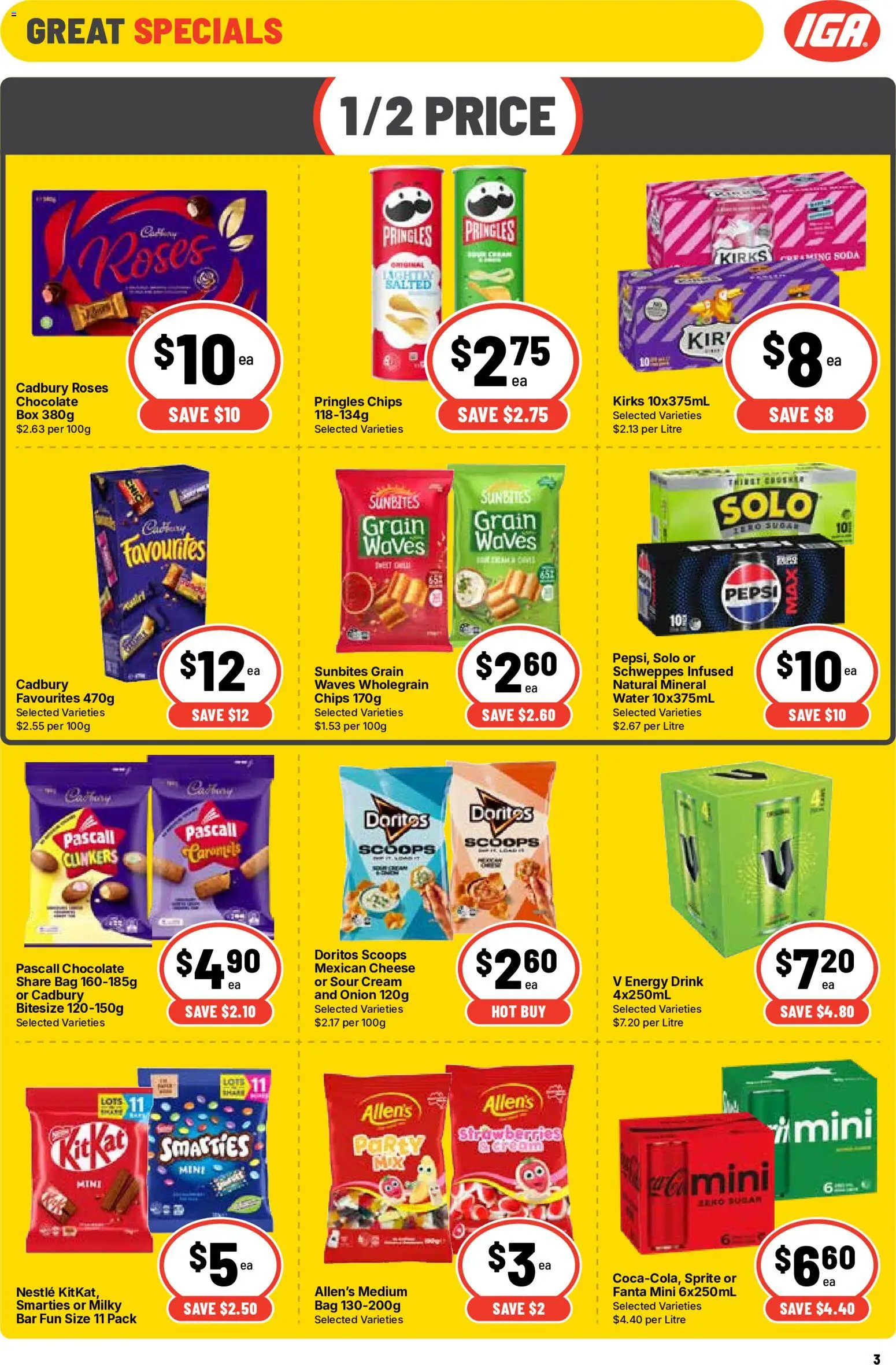Ritchies catalogue - valid from 30/09/2026 | Page: 3 | Products: Energy drink, Cream, Water, Sprite