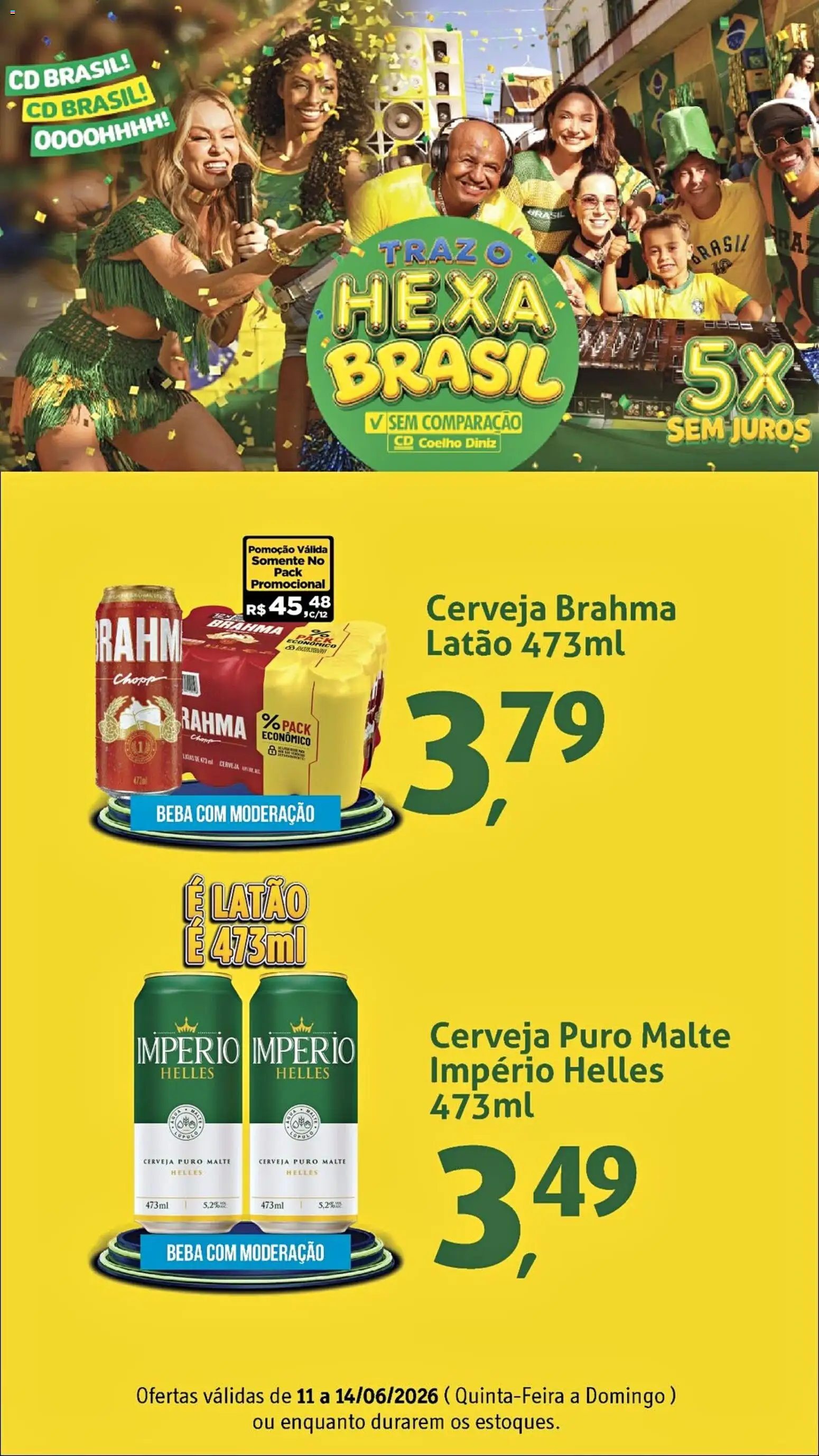 Coelho Diniz Folheto - válido de 11.06.2026 | Página: 4 | Produtos: Cerveja