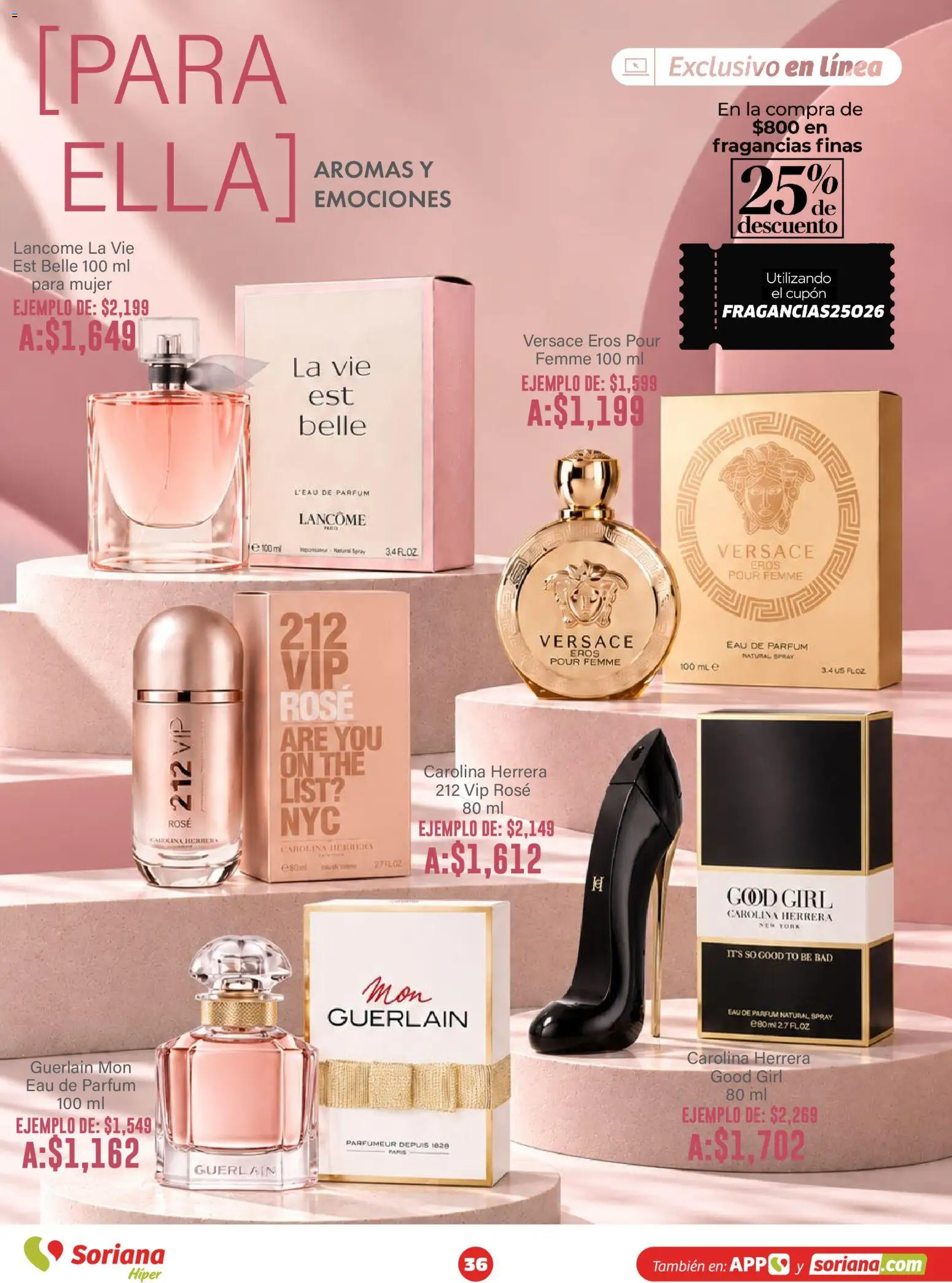 Nuevas ofertas de Soriana válidas en toda la República Mexicana desde el 15/10/2026. ¡Encuentra las mejores ofertas en Soriana folleto Modo #Glowing! | Página: 36
