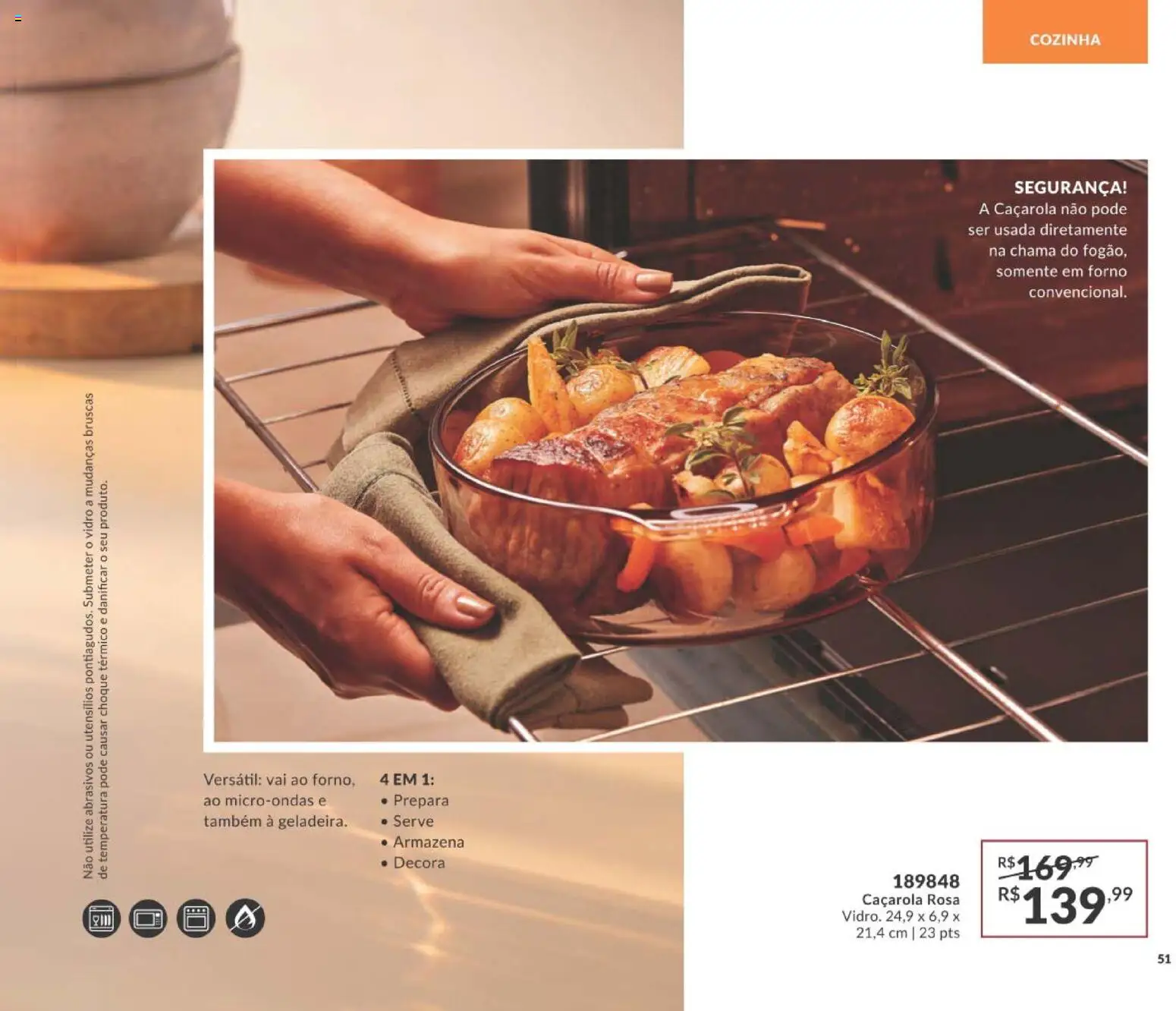 Avon Folheto - válido de 21/09/2026 | Página: 51 | Produtos: Forno, Caçarola, Microondas