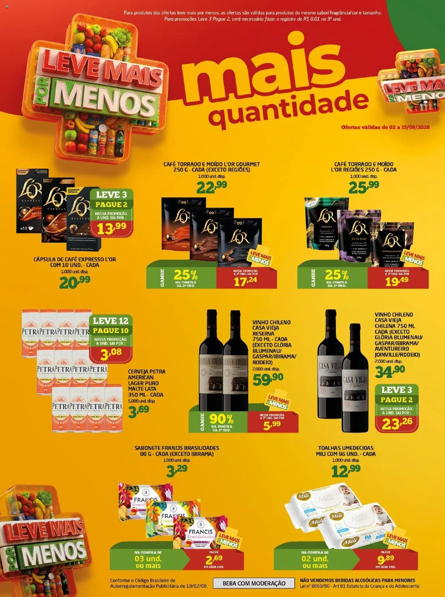 Cooper Folheto - válido de 02/09/2026 | Página: 2 | Produtos: Bebidas, Café, Vinho, Manga