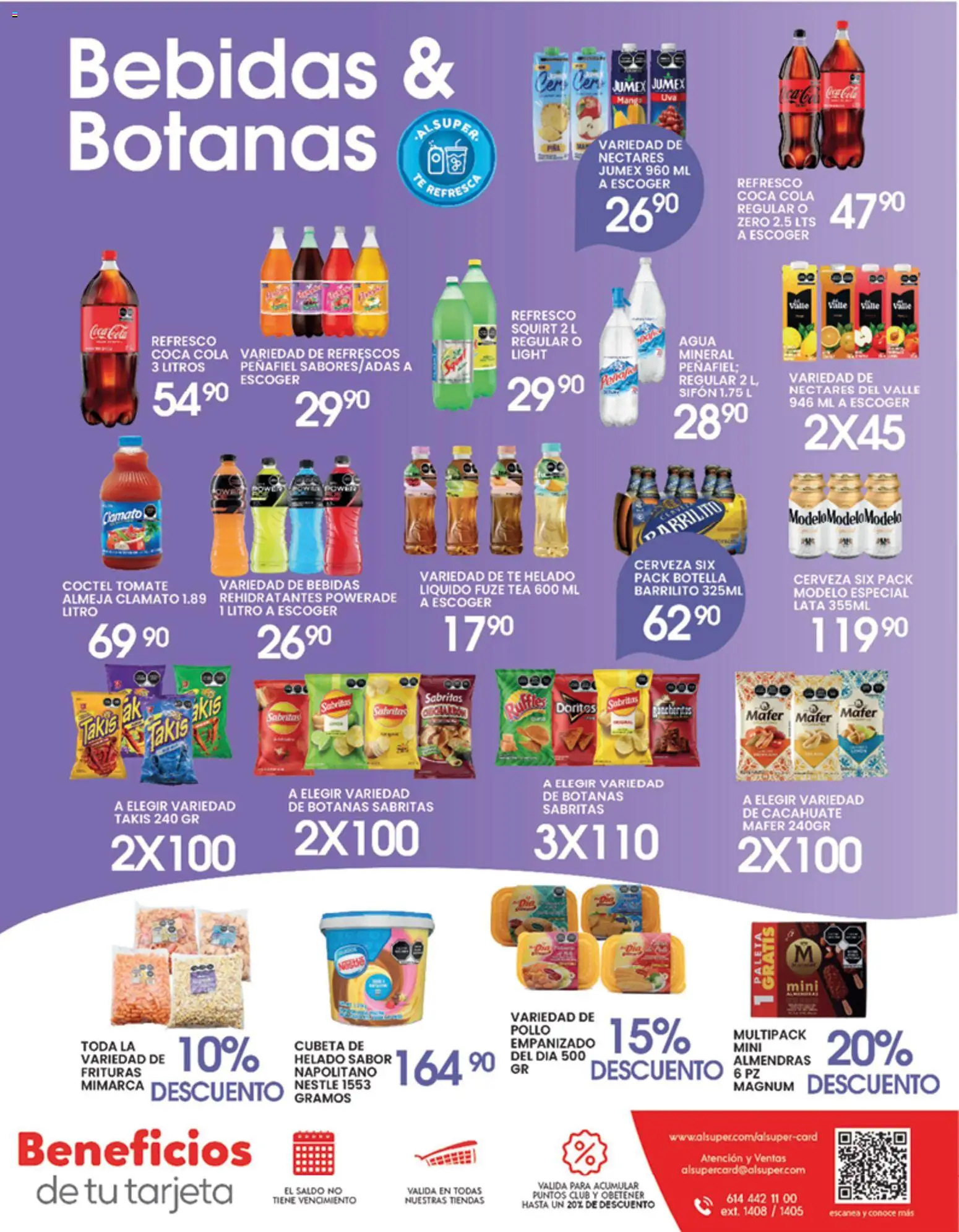 Nuevas ofertas de Alsuper válidas en toda la República Mexicana desde el 22.05.2026. ¡Encuentra las mejores ofertas en Alsuper folleto Zacatecas! | Página: 7