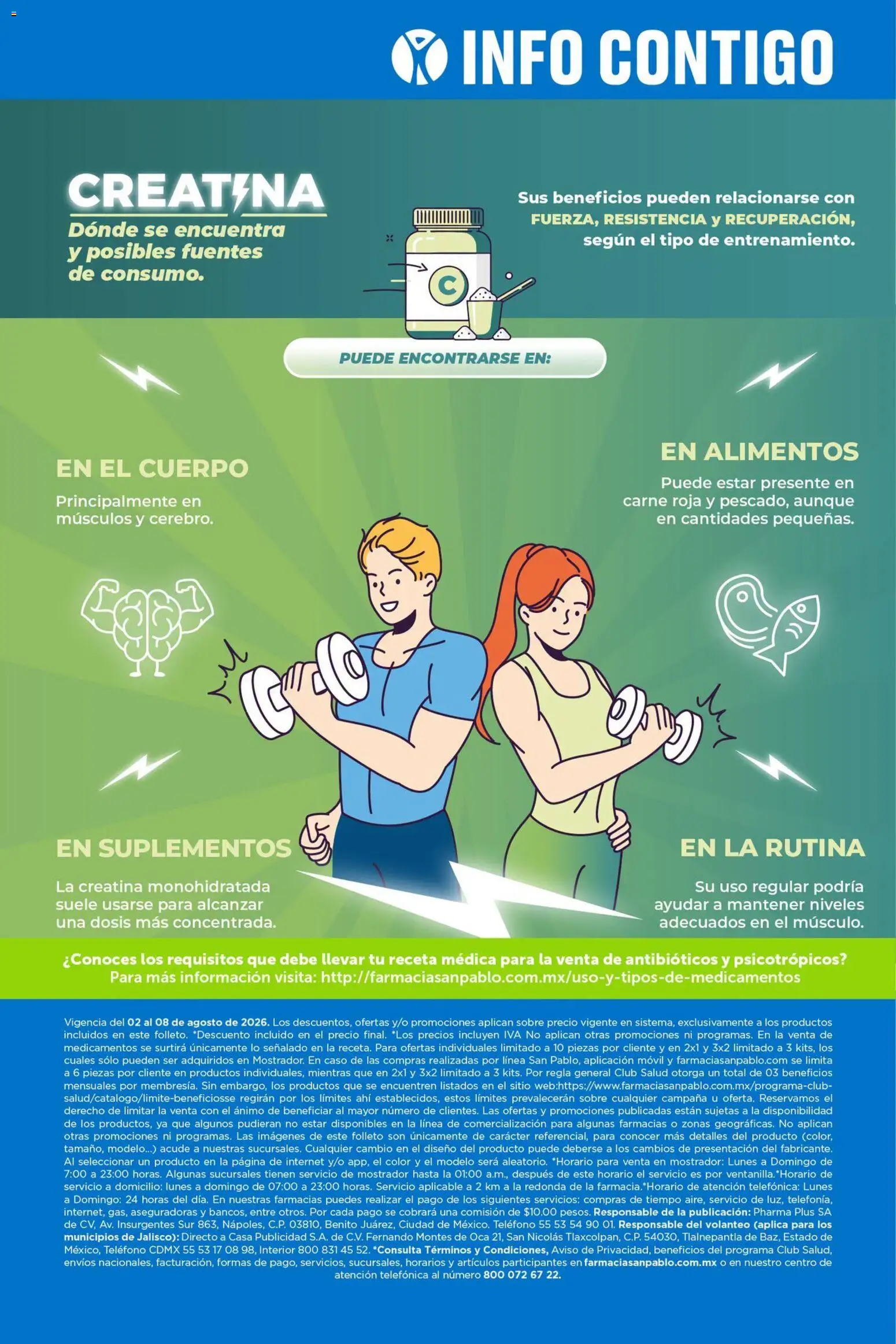Nuevas ofertas de Farmacia San Pablo válidas en toda la República Mexicana desde el 02/08/2026. ¡Encuentra las mejores ofertas en Farmacia San Pablo catálogo! | Página: 17