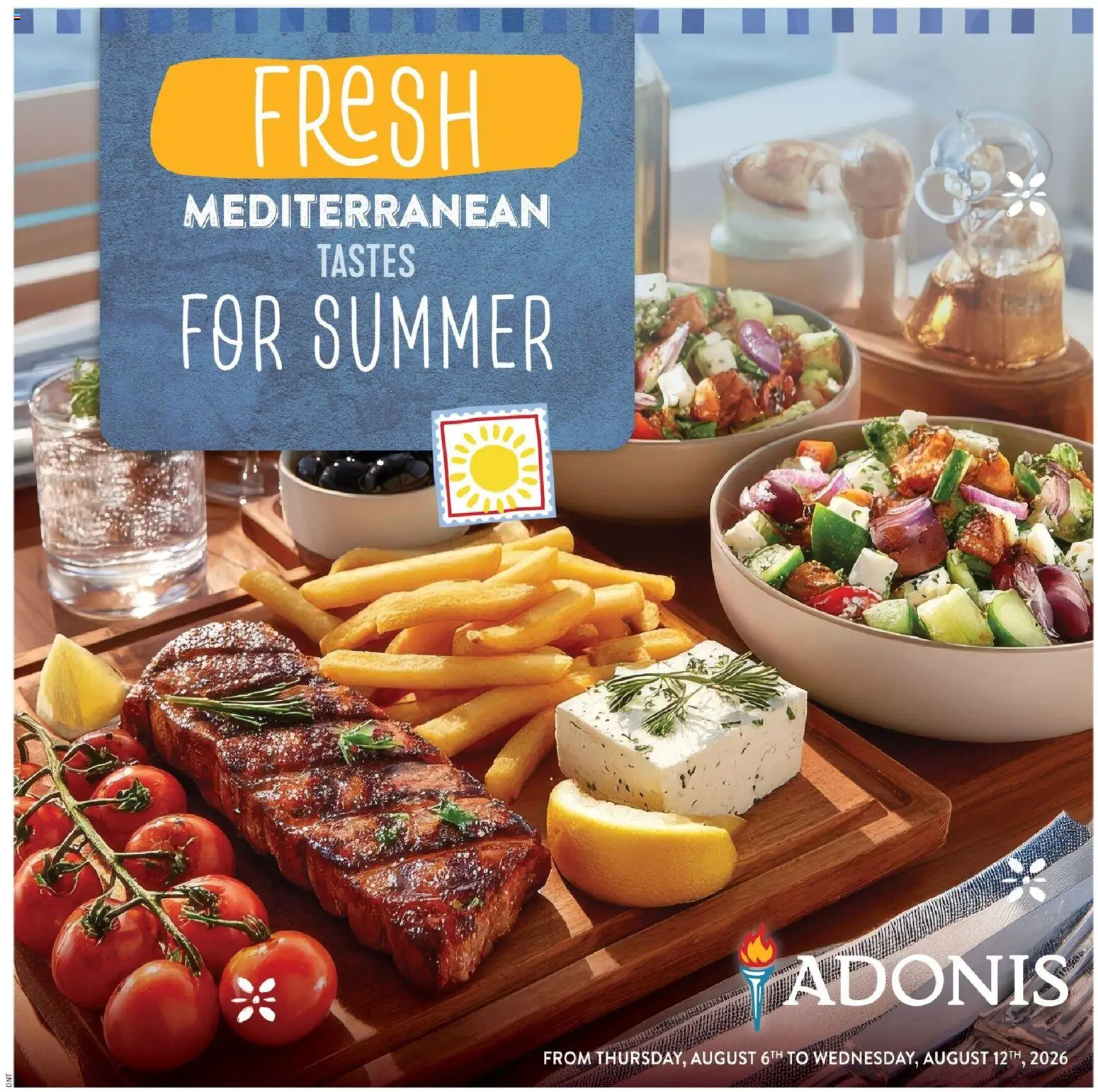 Adonis flyer valid from Aug 6, 2026 | Page: 1