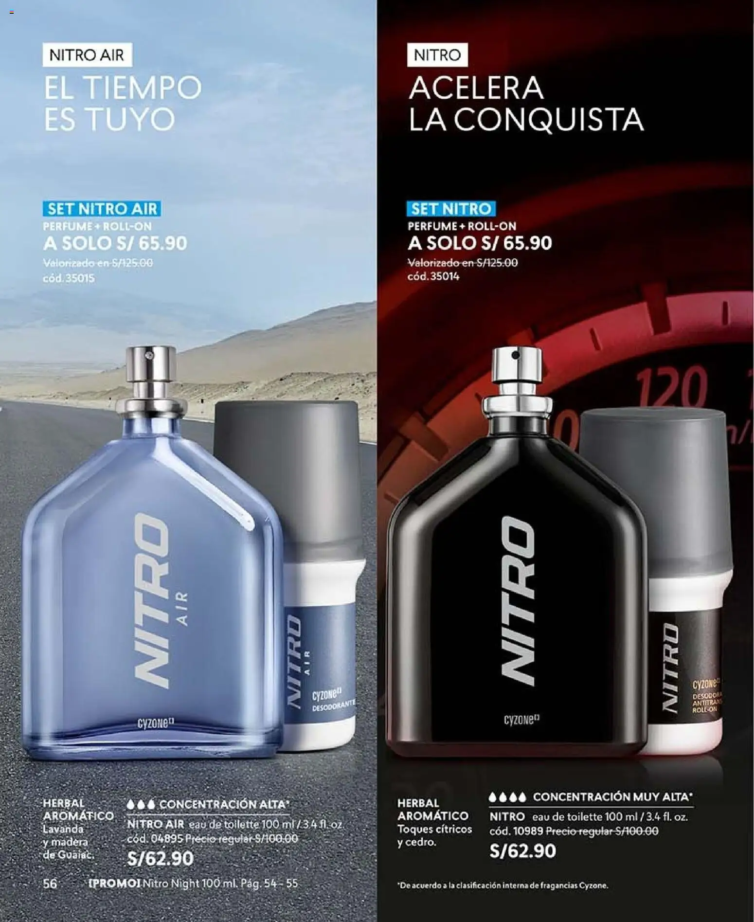 Catálogo CyZone válido desde 09/09/2026 | Página: 56 | Productos: Desodorante, Perfume, EAU de Toilette