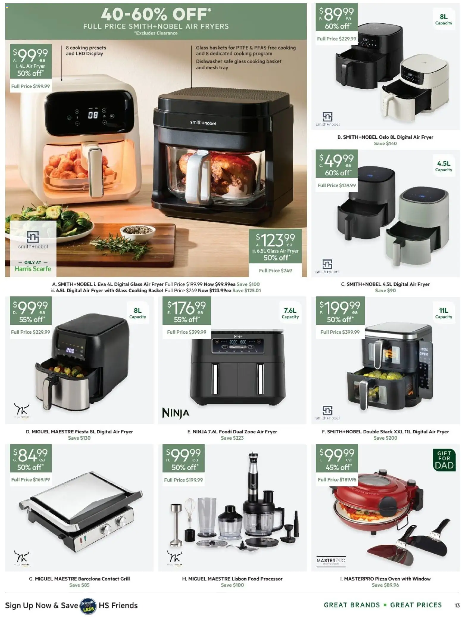 Harris Scarfe catalogue - valid from 20/08/2026 | Page: 13 | Products: Food, Fryer, Digital, Food processor
