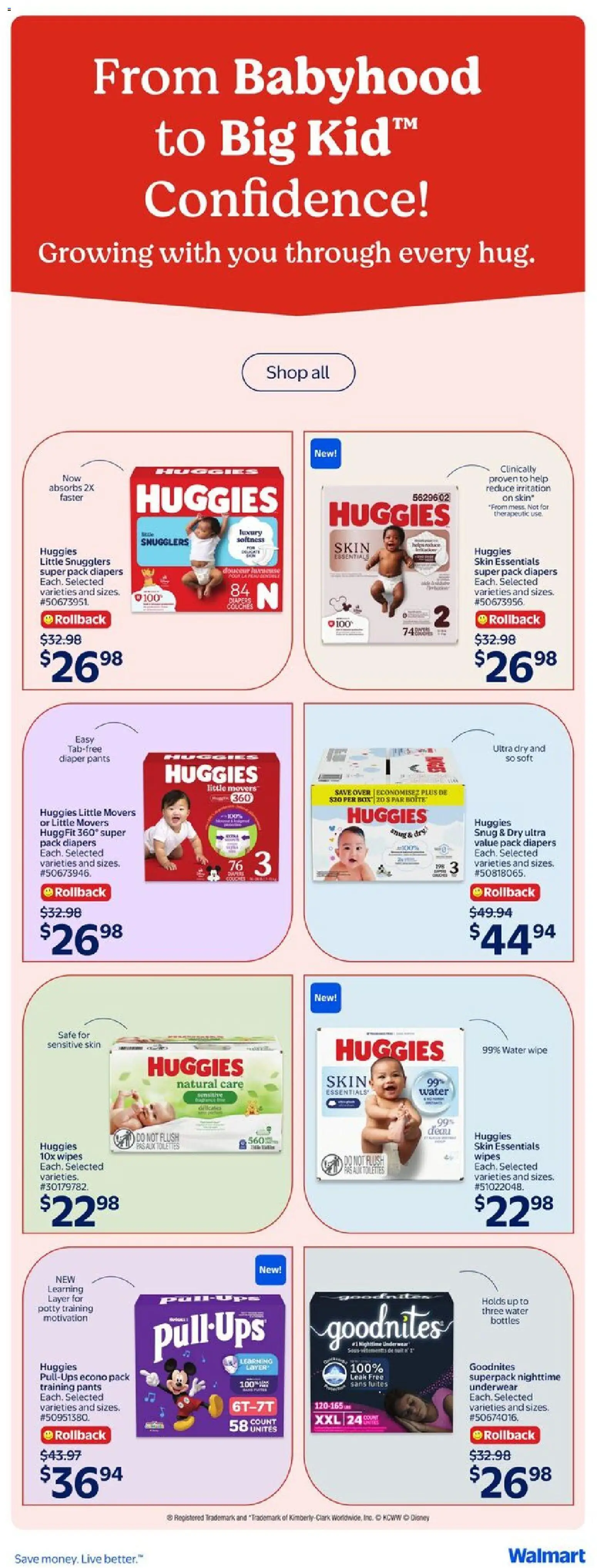 Walmart flyer valid from 04.06.2026 | Page: 18 | Products: Pants, Underwear