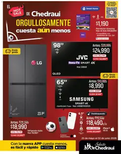 Vista previa de Chedraui Hot Sale, nuevo folleto de la tienda, válido en México a partir del 25.05.2026