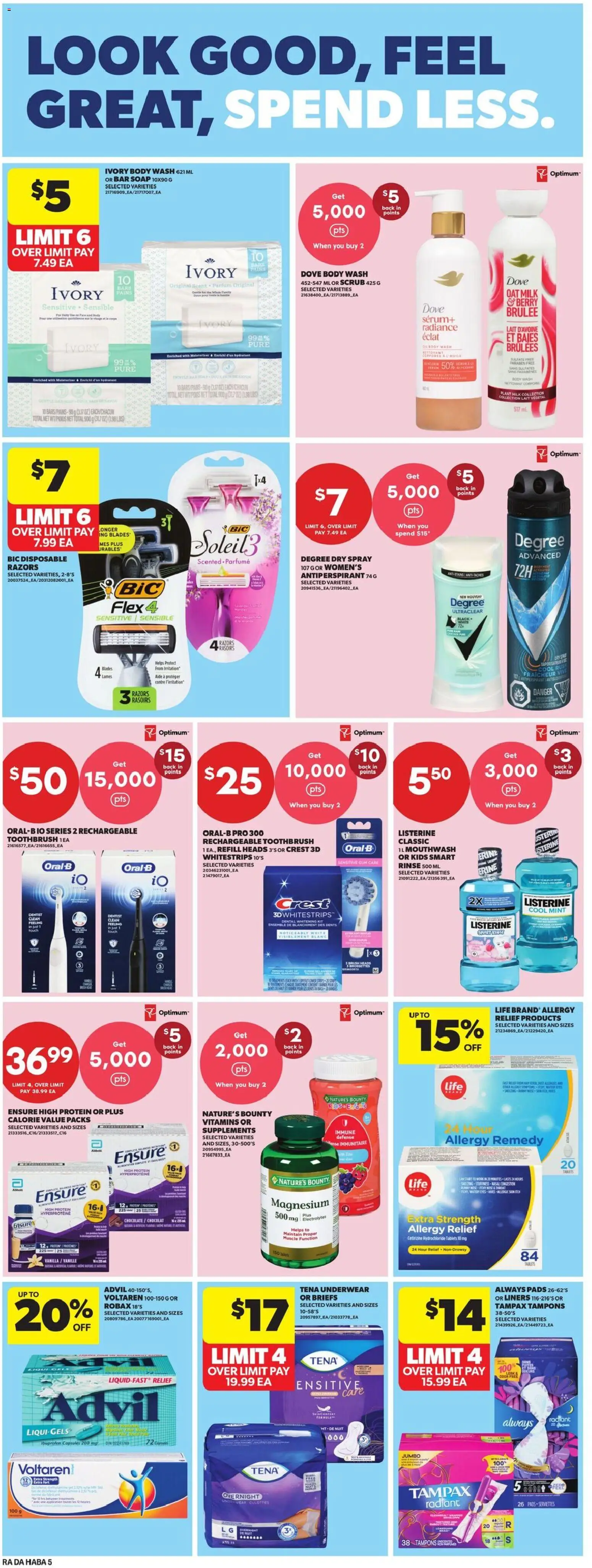 Atlantic Superstore flyer valid from 07.05.2026 | Page: 27 | Products: Soap, Antiperspirant, Mouthwash, Milk