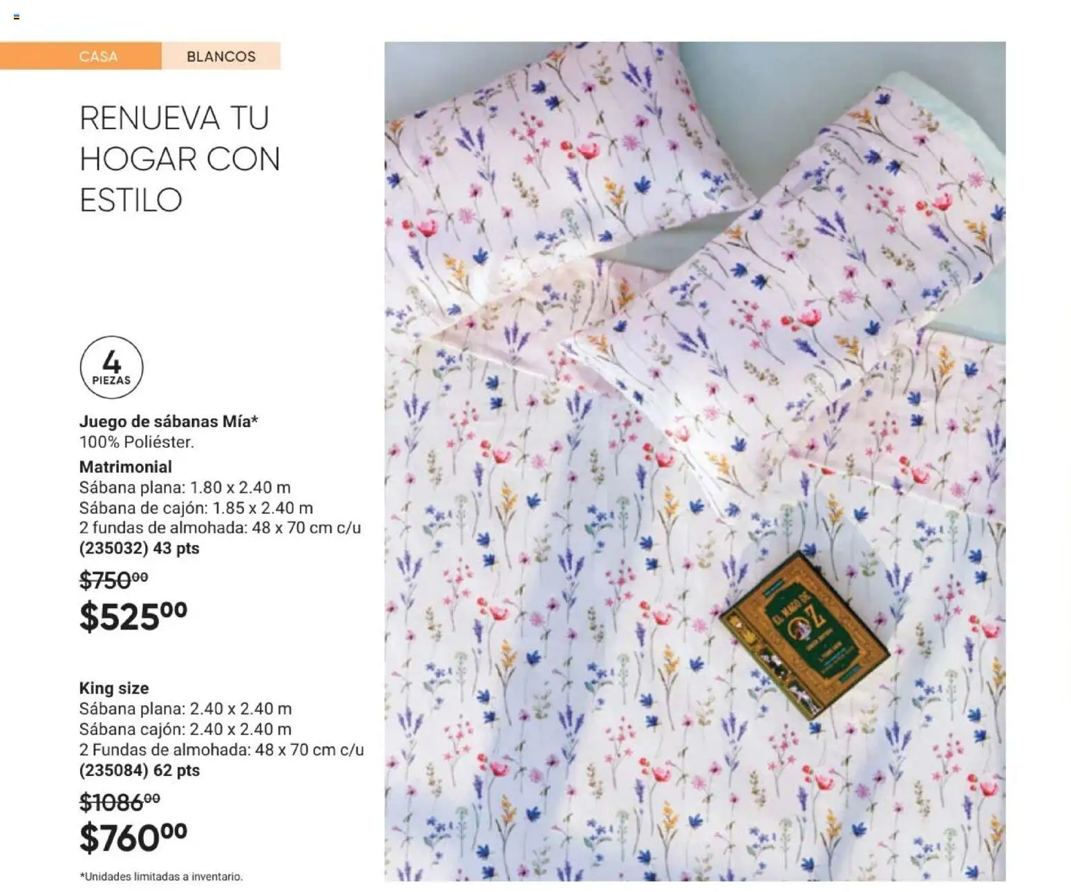 Nuevas ofertas de AVON válidas en toda la República Mexicana desde el 11/09/2026. ¡Encuentra las mejores ofertas en AVON Casa & Estilo 14 2026! | Página: 16 | Productos: Juego, Almohada, Sabanas