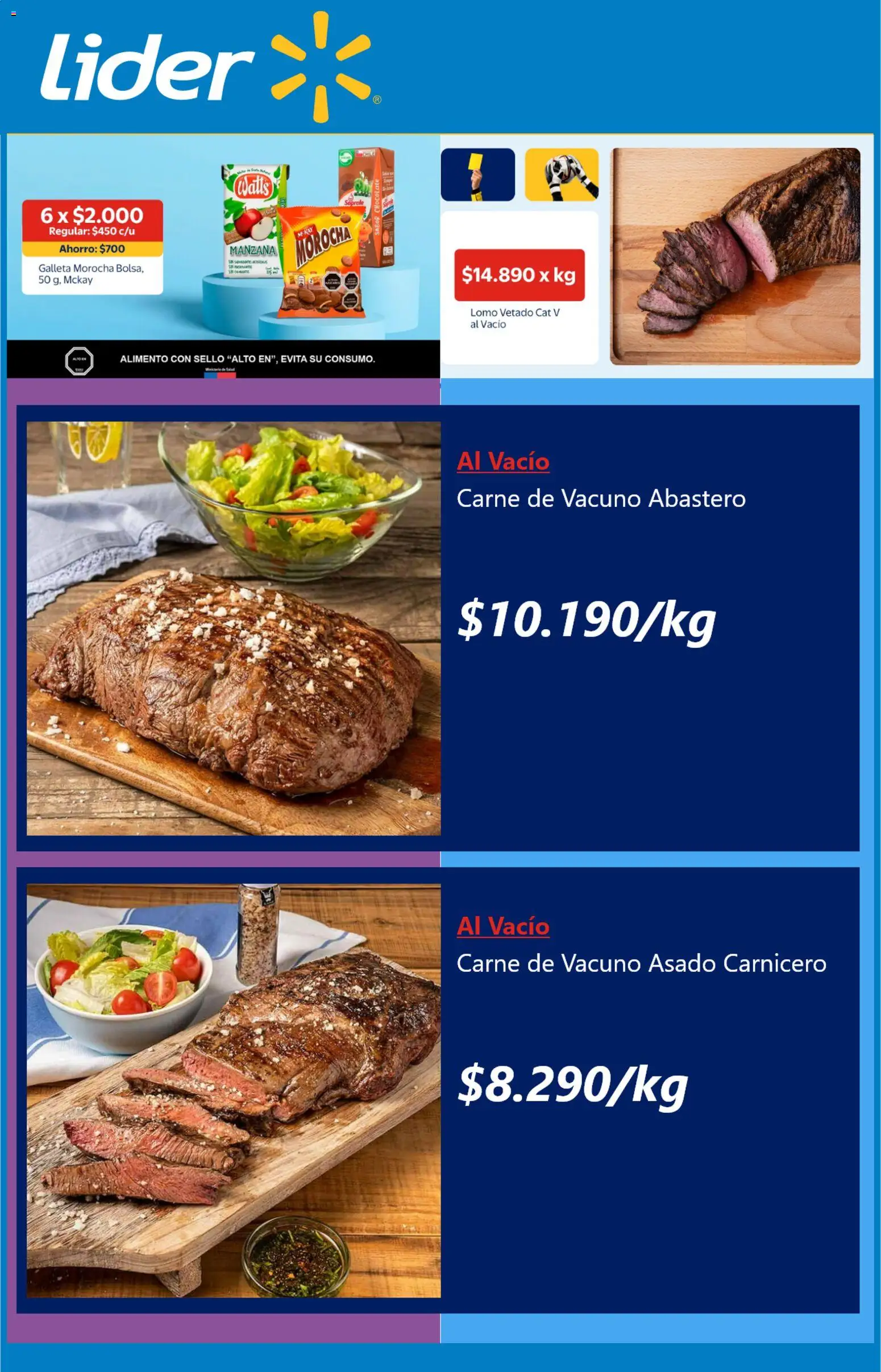 Lider Ofertas │ válido desde el 14.07.2026 | Página: 2 | Productos: Manzana, Chocolate