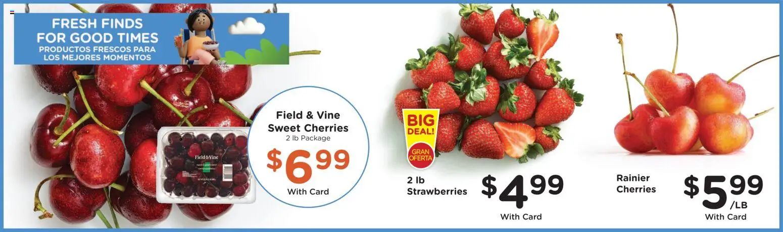 Smith's Weekly Ad - valid from 07/01/2026 | Page: 7 | Products: Cherries, Strawberries