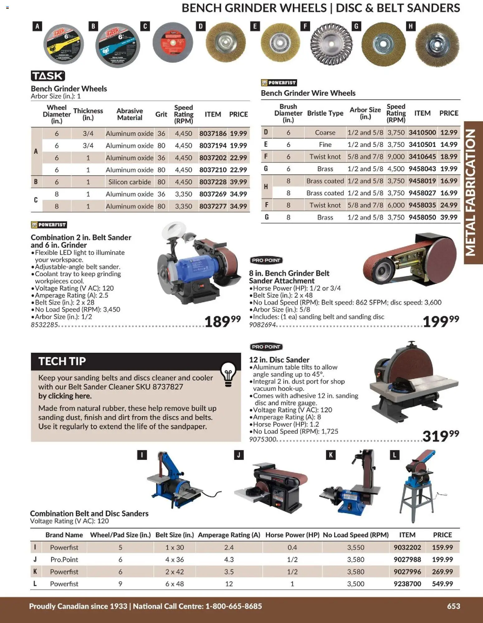 Princess Auto flyer valid from 21.04.2026 | Page: 44 | Products: Belt, Grinder, Brush, Table